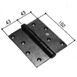 三協部品 勝手口 丁番・つまみ：丁番(たてかまち)[3K0281]【三協勝手口ドア】【蝶番】【ガラリつまみ】