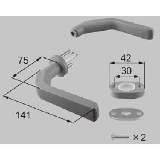 新日軽 テラス 勝手口ドア ハンドル 固定ハンドルセット A8sk1537 A8 Sk1537 純正パーツセンター ホクセイ 通販 Yahoo ショッピング