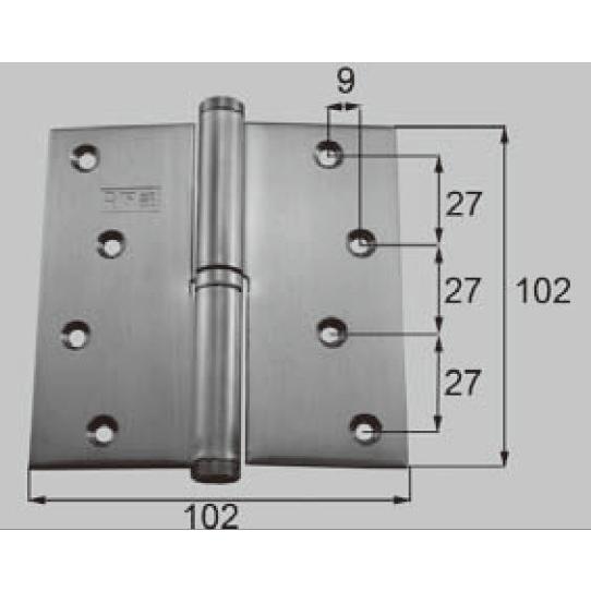 新日軽 ドア 引戸 内装材 ヒンジ ストッパー 丁番類 丁番 二管丁番右勝手 下部用 C8h110 C8 H110 純正パーツセンター ホクセイ 通販 Yahoo ショッピング