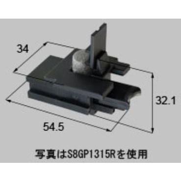 LIXIL新日軽ビル部品 ガイド類：上框ガイド (R)　こはく（C8GP1315R）｜hokusei2