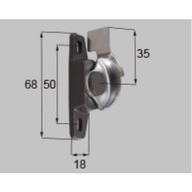 Lixil新日軽ビル部品 ハンドル クレセント 締り錠等 クレセント錠窓用 L こはく C8ncl21t C8ncl 21t 純正パーツセンター ホクセイ 通販 Yahoo ショッピング