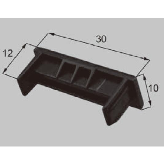 新日軽 関連商品 面格子：横桟キャップ[E8C1410]｜hokusei2