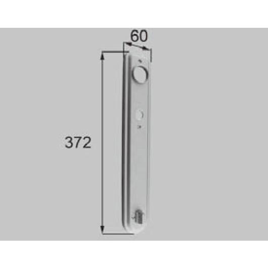 新日軽 ドア・引戸・内装材 ハンドル・クレセント・錠類 錠類：エスカッション 室内側[H8DL383P2]