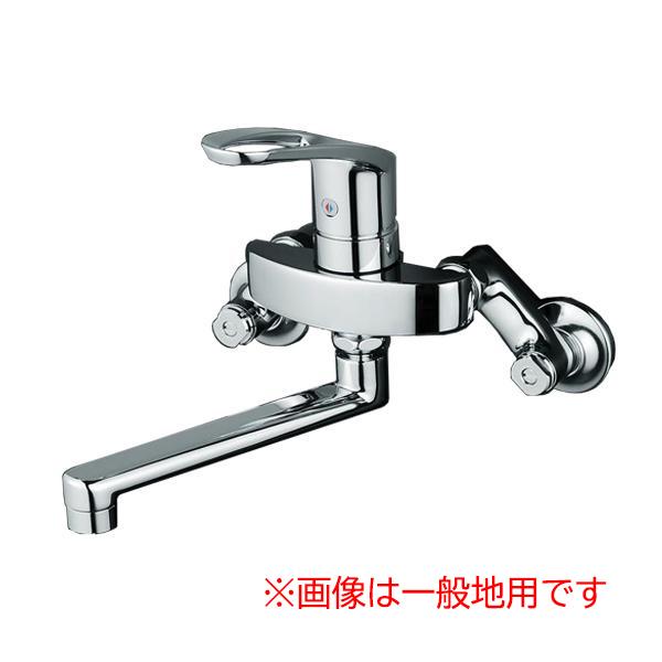 KVK水回り部品 キッチン用水栓 壁付シングルレバー：シングルレバー式