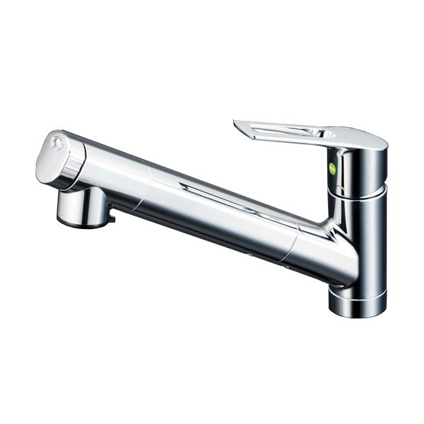 KVK水回り部品 キッチン用水栓 浄水器付シングルレバー：浄水器内蔵