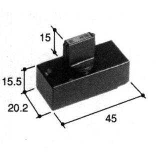 旧立山アルミ住宅部品 勝手口 サブロック：サブロック(上かまち