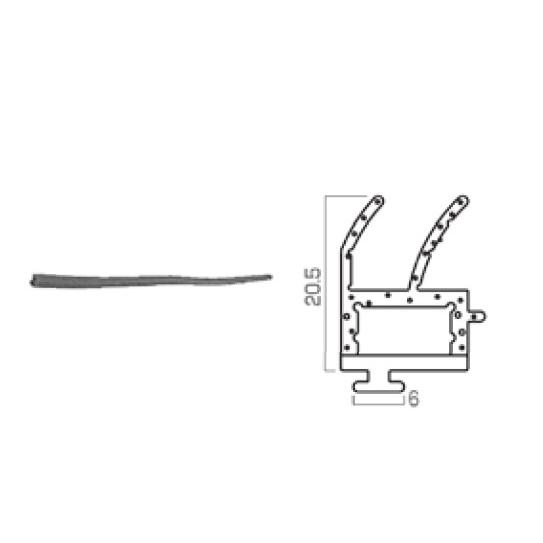 新日軽 ドア 引戸 内装材 戸当り タイト材 ビート 戸当り 縦枠 Ws 戸先 S8ws1180 S8 Ws1180 純正パーツセンター ホクセイ 通販 Yahoo ショッピング