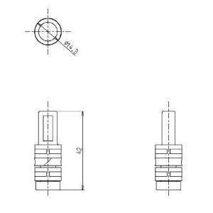 TOTO水回り部品 トイレ タンク ポールタップ：バルブ（横給水ボールタップ用）（THY584）｜hokusei2｜02