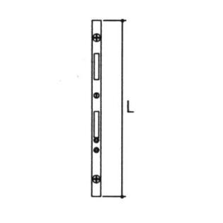 三協部品 勝手口 連動締り・連動棒：連動棒(かまち)L=1642mm[TS-2049]【三協ドア】【フロント】【ノルディN】【アルペンPL】【サンシャダン】