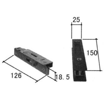 三協部品 勝手口 錠：錠(たてかまち)[WD3110]【三協】【対応商品名を上部画像にてご確認下さい】【アルペンPL・アルジュR70・アペックスVR・框ドアA型