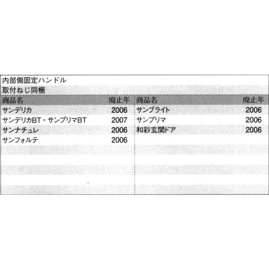 三協部品 玄関ドア 把手：把手(たてかまち)[WD3972-02]【三協】【玄関扉】【ハンドル】【レバーハンドル】【バーハンドル】【持ち手】【引き手】の画像