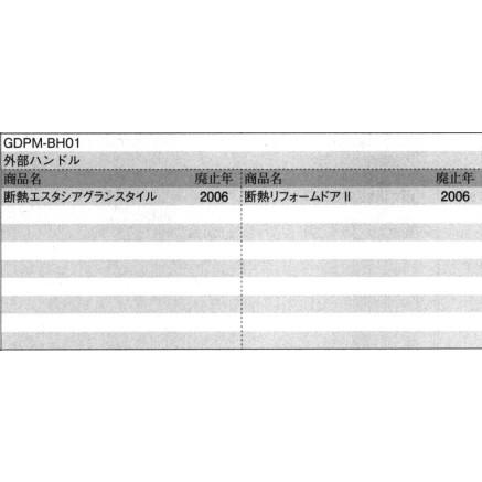 旧立山アルミ補修用部品 玄関ドア 把手：把手(たてかまち)[WD7450] 立山 対応商品名を上部画像にてご確認下さい 玄関扉 店舗ドア アパートドアの画像