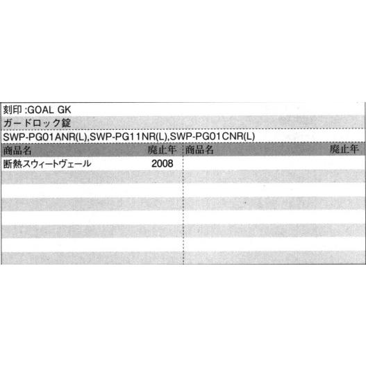 旧立山アルミ補修用部品 玄関ドア 錠：錠(たてかまち)[WD7461]  立山 対応商品名を上部画像にてご確認下さい 玄関扉 店舗ドア アパートドア マの画像