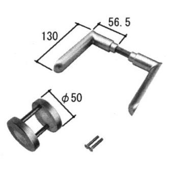 三協部品 勝手口 把手・トップラッチ：把手(たてかまち)[WD9041]【三協ドア】【取手】【引き手】【ハンドル】【レバーハンドル】【外開き窓】【鍵】