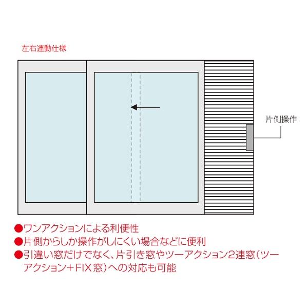 YKKAP窓まわり 目隠し 多機能ルーバー 上下同時可動タイプ[引き違い窓用] 標準枠：[幅1000mm×高550mm]【YKK】【YKK目隠し】【防犯】【サッシ】【アルミサッシ】｜hokusei｜09