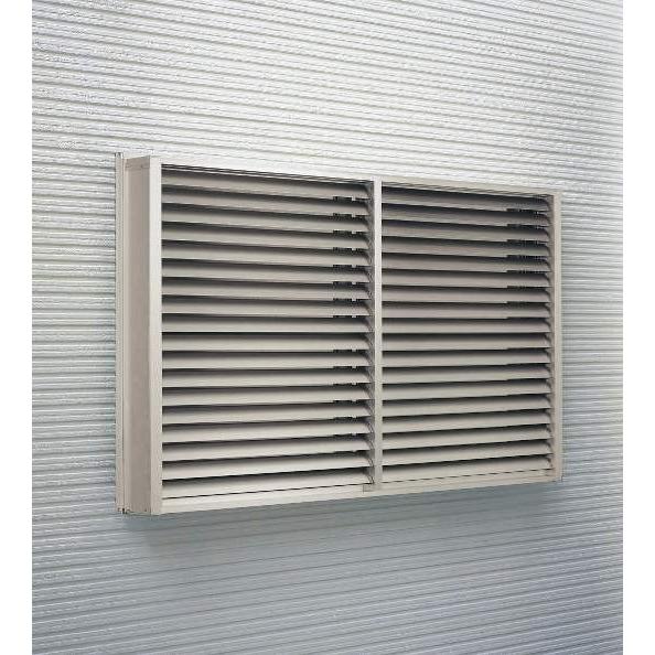 YKKAP窓まわり 目隠し 多機能ルーバー 上下分割可動タイプ[引き違い窓用] 四方枠[網戸付]：[幅1280mm×高685mm]【YKK】【YKK目隠し】【防犯】【サッシ】【アルミ