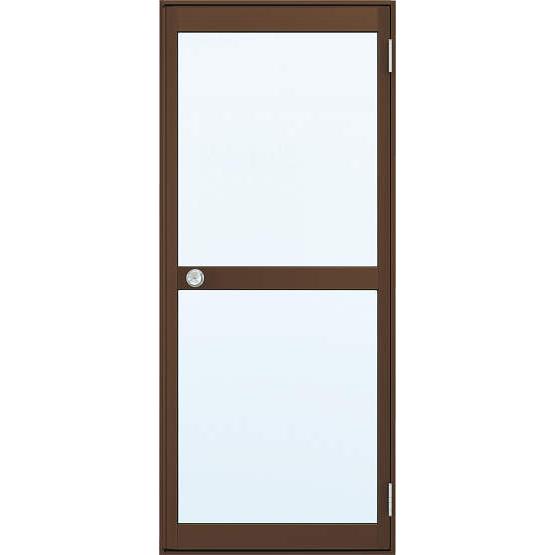 YKKAP社　勝手口框ドア　在庫未使用品 YKK AP YKKAP勝手口 汎用ドア2HD[框ドアタイプ] 片開き 握り玉[ランマ