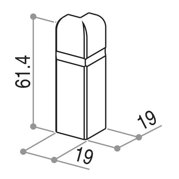 Ykkap造作材 幅木 コーナーキャップ 出隅用 シングルタイプ用 Ykk Ykk造作材 Ykk幅木 巾木 はばき 見切り材 室内建材 建材 2k39 134f3 10 ノース ウエスト 通販 Yahoo ショッピング