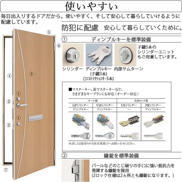 YKKAP玄関 アパートドア [非防火仕様]2SD-II C71の画像