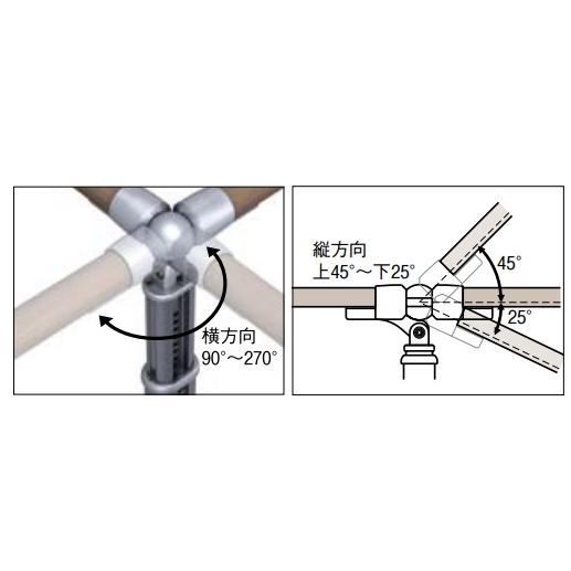 リフォーム用品 バリアフリー 屋外用手すり アプローチEレール：積水 