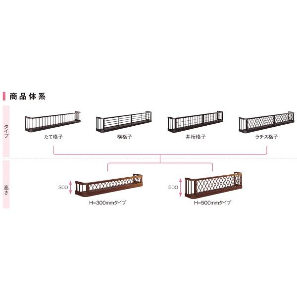 YKKAP窓まわり フラワーボックス 3FB 連結タイプ[補強金具タイプ] 井桁