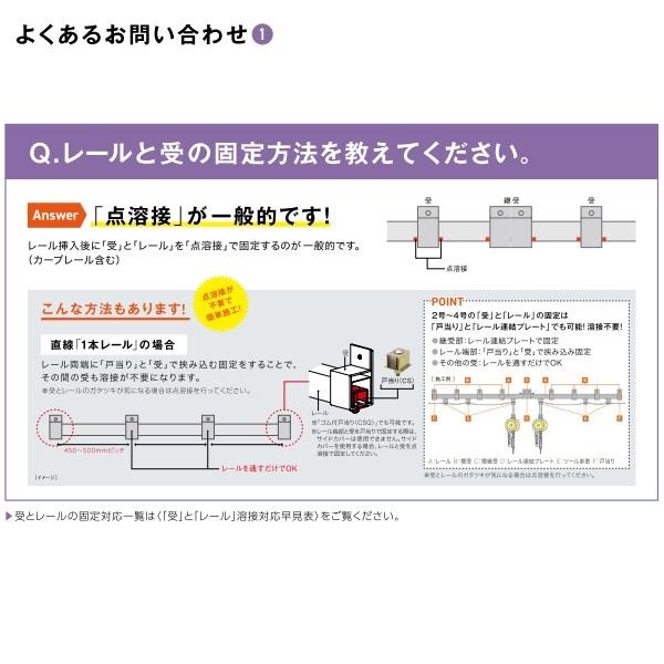 建築金物総合メーカーダイケン スチールドアハンガー 4号：ジョイントクランプ（天井継受および横継受二連以上用）｜hokusei｜04