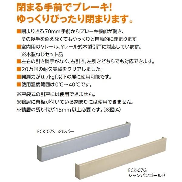 DAIKEN リフォーム用品 金物 室内引戸の金物 引戸クローザー：ダイケン