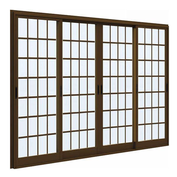 YKK AP YKKAP店舗 店舗引戸9TH・9TU 4枚建 ランマ無:[幅2600mm YKK AP YKKAP店舗 店舗引戸9TH・9TU 4枚建 ランマ無:[幅2600mm