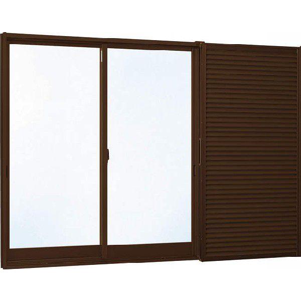 Ykkap窓サッシ 引き違い窓 引き違い窓 エピソード 複層防音ガラス 2枚建 雨戸付 防音サッシ 2枚建 雨戸付 半外付型 透明4mm 透明3mm 幅1800mm 高1170mm Ahr Avb B1 P4p3 ノース ウエスト