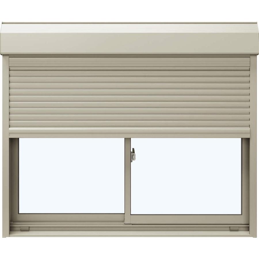 お洒落 Ykkap窓サッシ 引き違い窓 エピソード 複層防犯ガラス 2枚建 シャッター付 スチール耐風 半外 透明3mm 合わせ透明7mm 幅1640mm 高970mm 絶賛 Gestion Etechnologies Shop