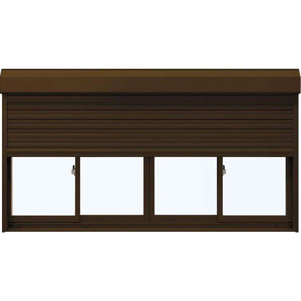 セール品 Ykkap窓サッシ 引き違い窓 エピソード 複層防犯ガラス 4枚建 シャッター付 スチール 半外付型 型4mm 合わせ透明7mm 幅2550mm 高1370mm 超目玉 期間限定 Www Skylanceronline Com