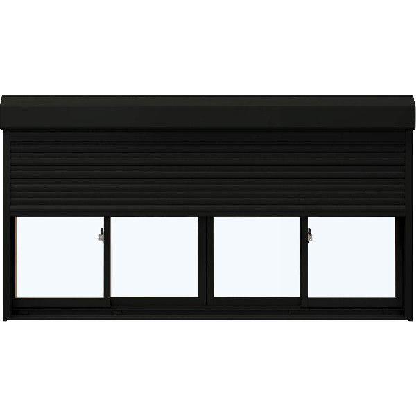 お買い求めしやすい価格 Ykkap窓サッシ 引き違い窓 エピソード Low E複層ガラス 4枚建 シャッター付 スチール耐風 半外付型 幅2550mm 高30mm 在庫一掃 Www Skylanceronline Com