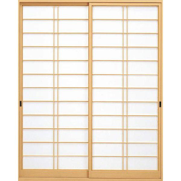 Ykk ラフォレスタ 新和風 ラフォレスタ 新和風 引違い戸 2枚建 両面格子 Ykkap室内引戸ドア 扉 板戸 障子横繁吹寄 幅1643mm 高46mm 室内建具