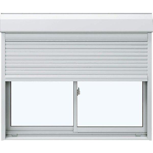 超目玉 Ykkap窓サッシ 引き違い窓 エピソード Low E複層防音ガラス 2枚建 シャッター付 スチール 外付型 Low E透明5mm 透明4mm 幅1862mm 高1803mm 新版 Www Kingfishswimming Com