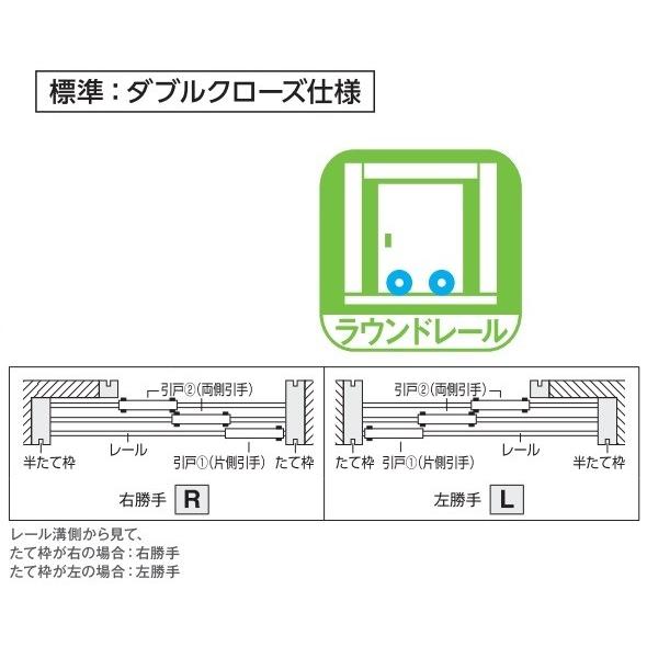 YKKAPアルミインテリア　スクリーンパーティション[室内引戸]　片引き戸3枚建(木質枠)　Cタイプ　ノンケーシング枠：[幅2312〜3900mm×高1658〜2458mm]