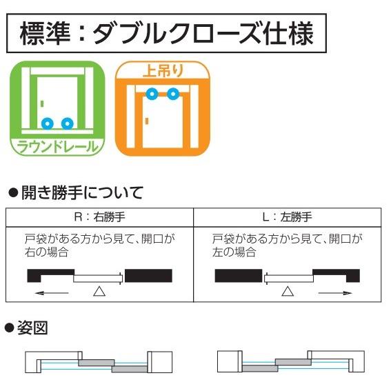 【期間限定キャンペーン】YKKAPアルミインテリア スクリーンパーティション[間仕切] 片引き戸2枚建(アルミ枠) TBタイプ：[幅1740〜2604mm×高1550〜2142mm]_2