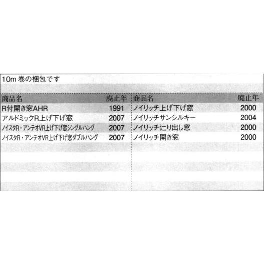 三協部品 モヘア(かまち、枠)[BA0099] 10m巻の梱包です 防虫モヘア サッシとの隙間を塞ぎ防虫効果や気密効果をアップ 純正・高耐久・交換用セット_1