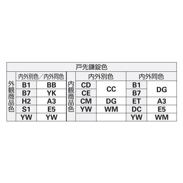 YKKAPオプション 窓サッシ コンセプト窓 防火窓Gシリーズ：戸先鎌錠　４枚建_4