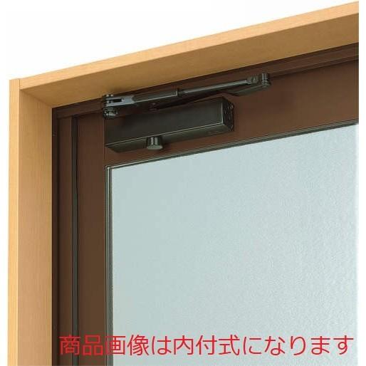 三協アルミ社 ランマ付通風ドア 在庫未使用品 シリンダー＋ドア