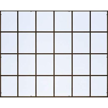 YKKAPオプション 窓サッシ 出窓 エピソード：装飾格子　井桁格子[幅2600mm×高970mm]