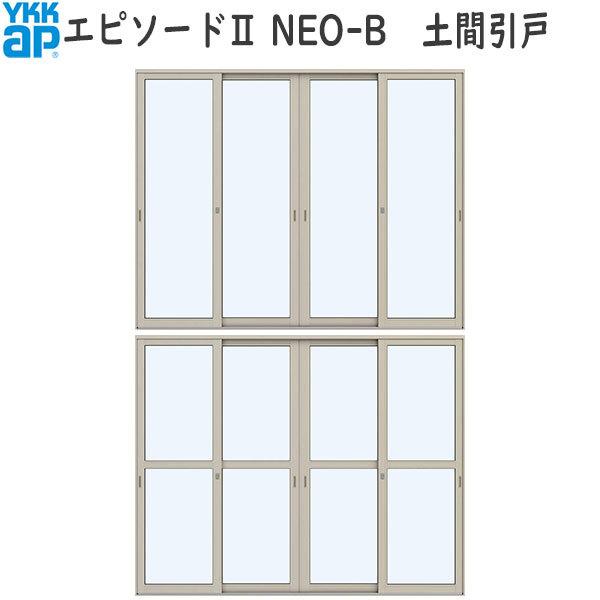YKKAP店舗 エピソード2 NEO-B 土間引戸 4枚建：[幅3510mm×高1830mm]