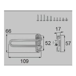Lixil補修用部品 ドア 引戸用部品 ドアチェーン 玄関 店舗 勝手口 テラスドア ドアガード プレナス半外付枠 Dcfz733 Dcf Z733 ノース ウエスト 通販 Yahoo ショッピング