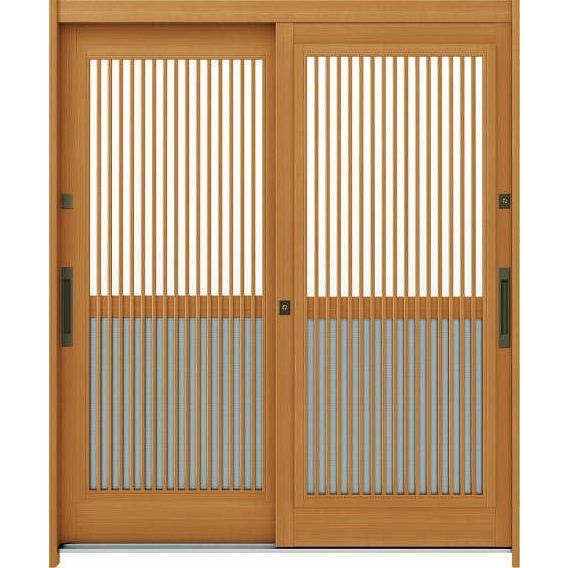 Ykkap玄関 玄関引戸 れん樹 伝統和風 6尺2枚建通風 ランマ無 ａ16 木目柄 単板ガラス 幅1690mm 高1930mm Ykk Ykk玄関引き戸 引き戸 れんじゅ Des Sa16nlc 02 ノース ウエスト 通販 Yahoo ショッピング