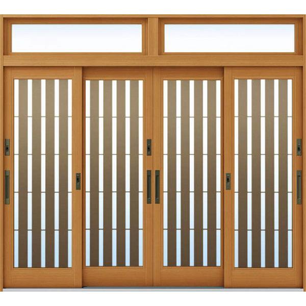 れん樹 YKKAP玄関 玄関引戸 れん樹[伝統和風] 9尺4枚建[ランマ付] A14