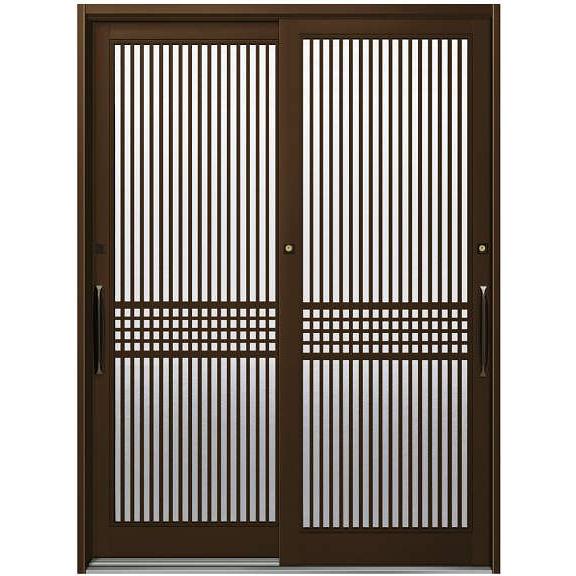 YKK AP YKKAP玄関 断熱玄関引戸 冴II 和風2枚建[ランマ通し] DHS-3201