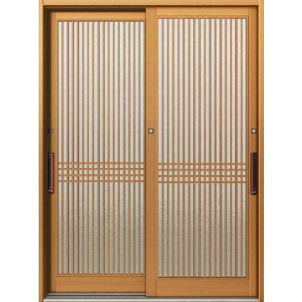 YKKAP玄関 断熱玄関引戸 冴II 新槇2枚建[ランマ通し] DHS3505：D3仕様[幅1870mm×高2259mm] ykk YKK