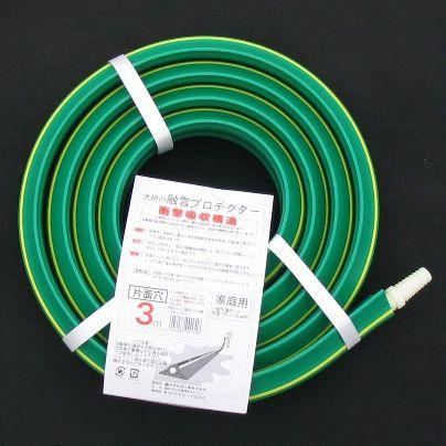融雪器具樹脂製杭 融雪用品 家庭用融雪プロテクター：3m片面穴　6本入り　融雪ホース　除雪ホース　散水ホース　散水用品　消雪　除雪作業　雪か