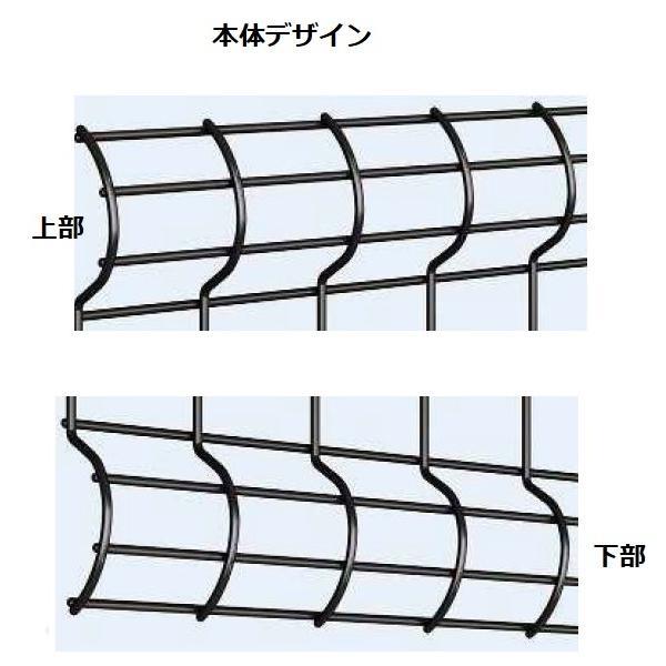 YKKAPガーデンエクステリア フェンス イーネットフェンス A1F型[水平地用]　組み合わせ品｜hokusei｜02