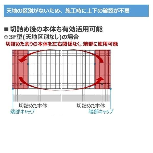 YKKAPガーデンエクステリア フェンス イーネットフェンス 3F型[水平地用]：[幅2000mm×高600mm]｜hokusei｜06