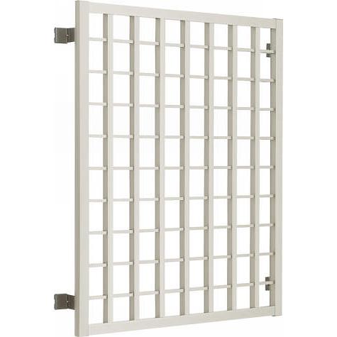 YKKAP窓まわり 面格子 高強度面格子FLA グリッド格子：[幅1285mm×高430mm]　YKK　YKK面格子　YKK高強度面格子　防犯面格子　アルミ面格子　窓格子